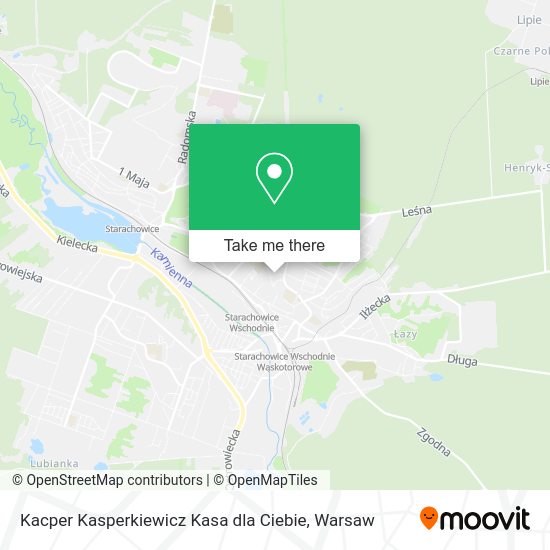 Kacper Kasperkiewicz Kasa dla Ciebie map