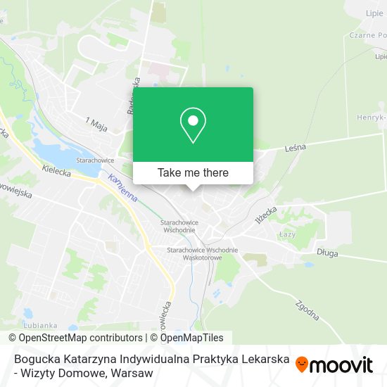 Bogucka Katarzyna Indywidualna Praktyka Lekarska - Wizyty Domowe map