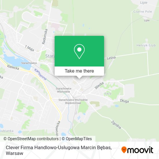 Clever Firma Handlowo-Usługowa Marcin Bębas map