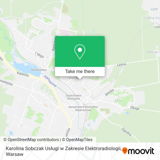 Karolina Sobczak Usługi w Zakresie Elektroradiologii map