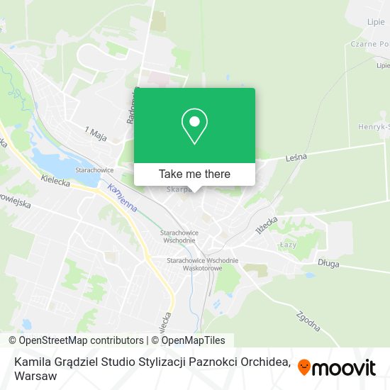 Kamila Grądziel Studio Stylizacji Paznokci Orchidea map