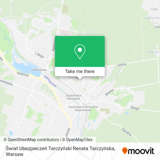 Świat Ubezpieczeń Tarczyński Renata Tarczyńska map