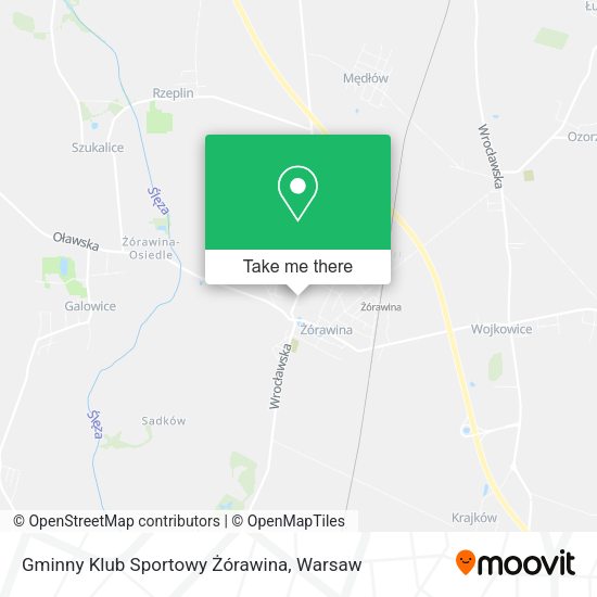 Gminny Klub Sportowy Żórawina map