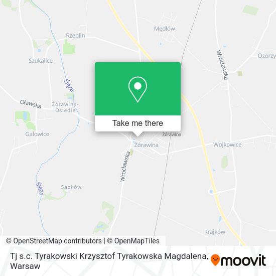 Tj s.c. Tyrakowski Krzysztof Tyrakowska Magdalena map