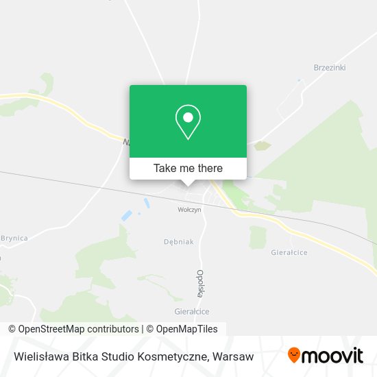 Wielisława Bitka Studio Kosmetyczne map