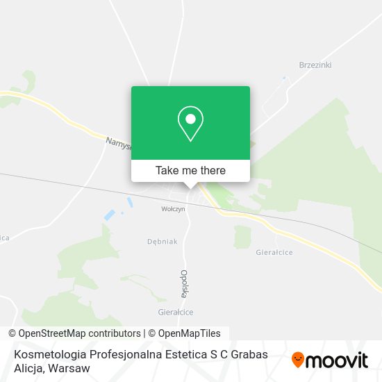 Kosmetologia Profesjonalna Estetica S C Grabas Alicja map