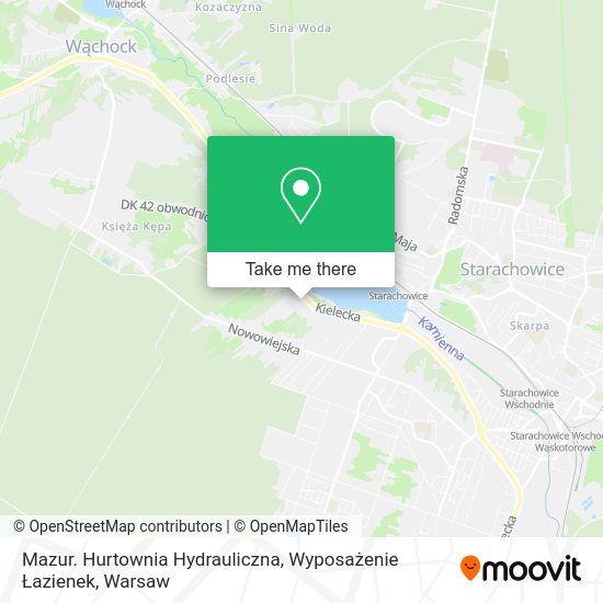 Карта Mazur. Hurtownia Hydrauliczna, Wyposażenie Łazienek