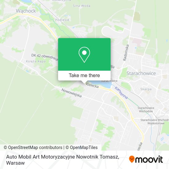 Карта Auto Mobil Art Motoryzacyjne Nowotnik Tomasz