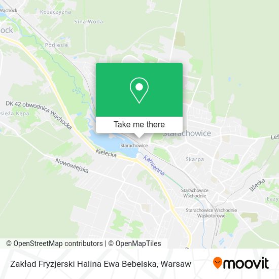 Zakład Fryzjerski Halina Ewa Bebelska map