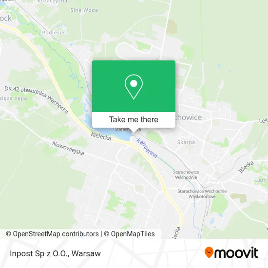 Inpost Sp z O.O. map