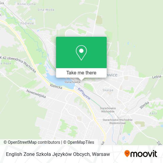 Карта English Zone Szkoła Języków Obcych