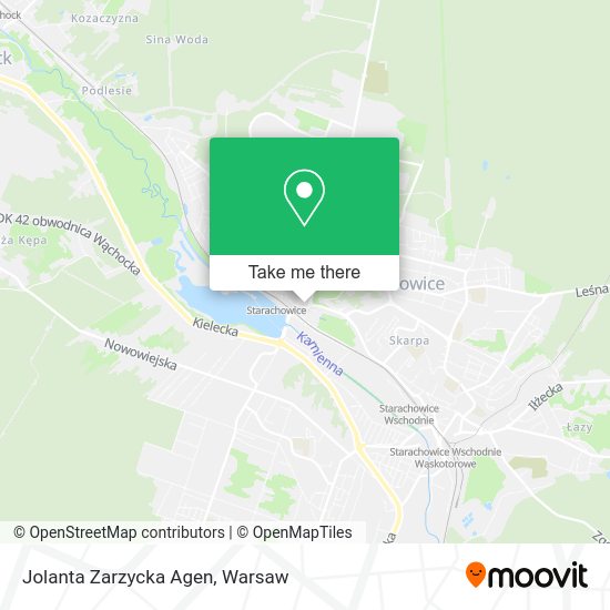 Jolanta Zarzycka Agen map