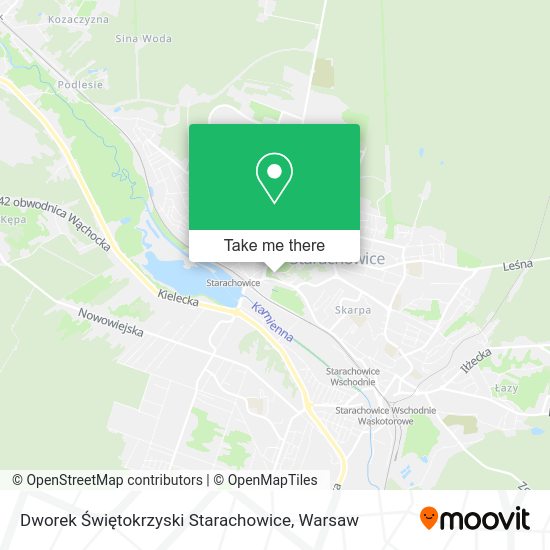 Dworek Świętokrzyski Starachowice map