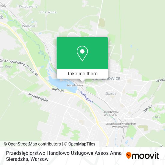 Przedsiębiorstwo Handlowo Usługowe Assos Anna Sieradzka map