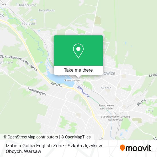 Карта Izabela Gulba English Zone - Szkoła Języków Obcych