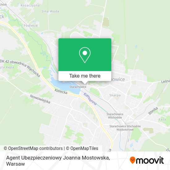 Agent Ubezpieczeniowy Joanna Mostowska map