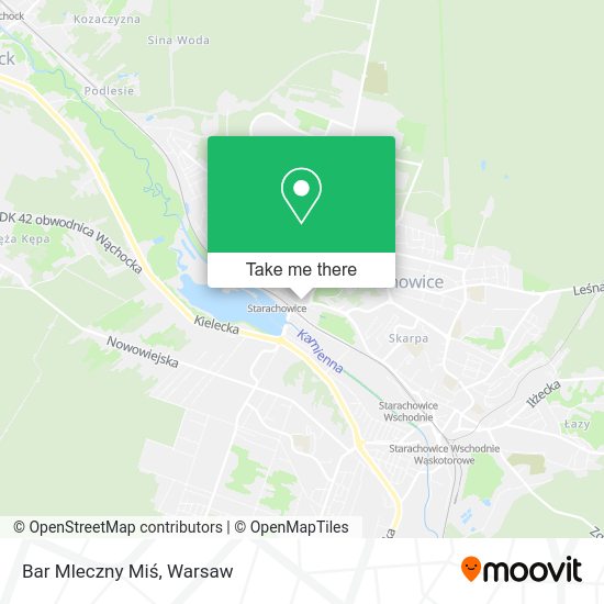 Bar Mleczny Miś map