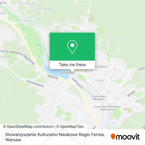 Карта Stowarzyszenie Kulturalno-Naukowe Regio Ferrea