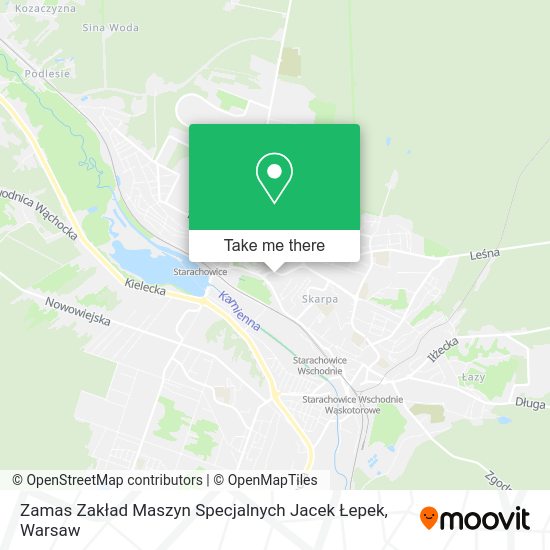 Zamas Zakład Maszyn Specjalnych Jacek Łepek map