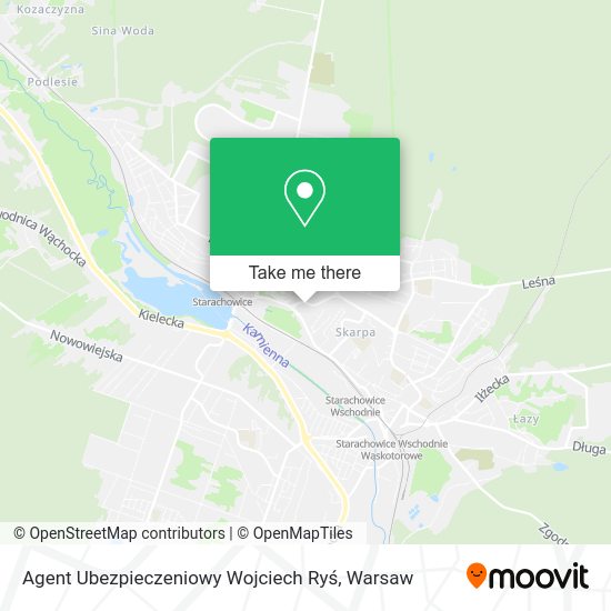 Agent Ubezpieczeniowy Wojciech Ryś map