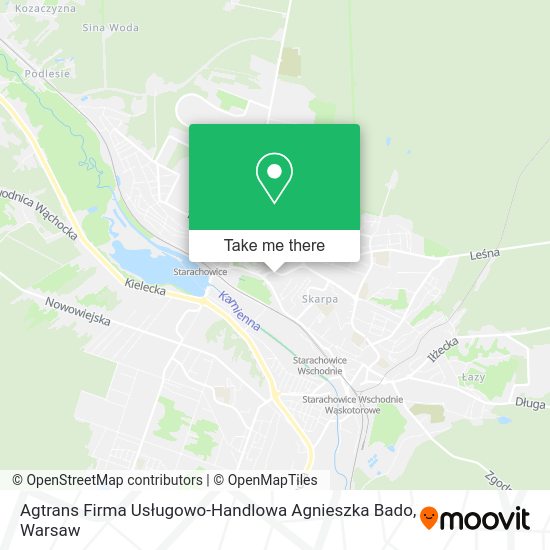 Agtrans Firma Usługowo-Handlowa Agnieszka Bado map