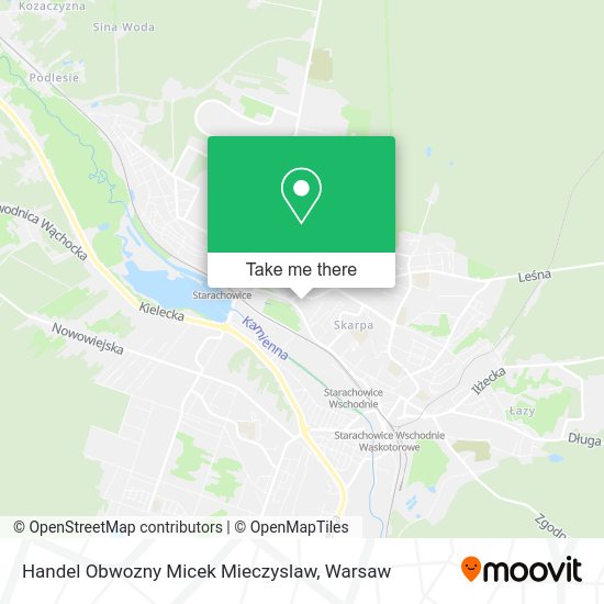 Handel Obwozny Micek Mieczyslaw map