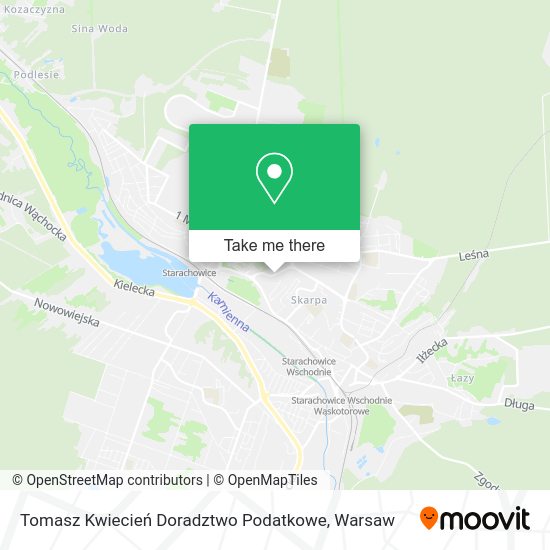 Tomasz Kwiecień Doradztwo Podatkowe map