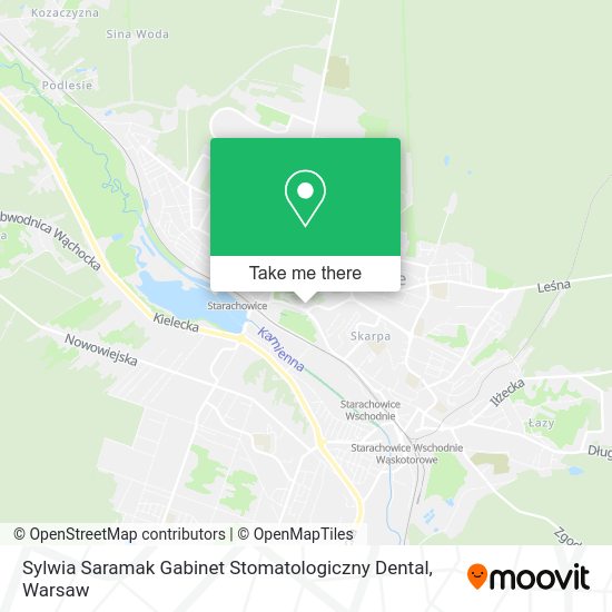 Карта Sylwia Saramak Gabinet Stomatologiczny Dental