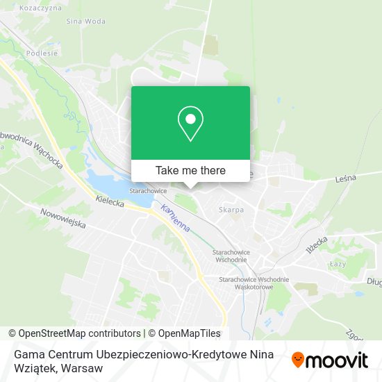 Gama Centrum Ubezpieczeniowo-Kredytowe Nina Wziątek map