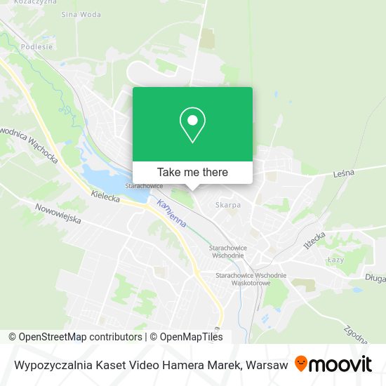 Wypozyczalnia Kaset Video Hamera Marek map