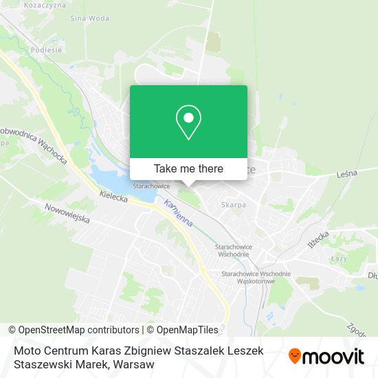 Карта Moto Centrum Karas Zbigniew Staszalek Leszek Staszewski Marek