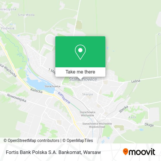 Fortis Bank Polska S.A. Bankomat map