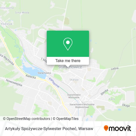 Artykuły Spożywcze-Sylwester Pocheć map