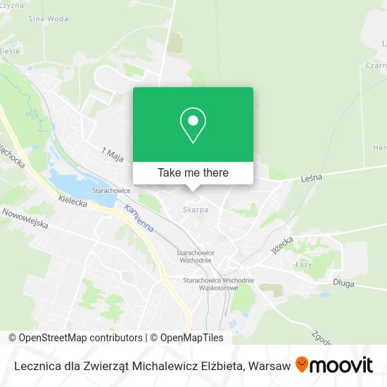 Карта Lecznica dla Zwierząt Michalewicz Elżbieta