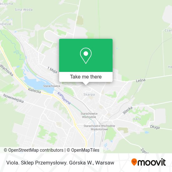 Viola. Sklep Przemysłowy. Górska W. map