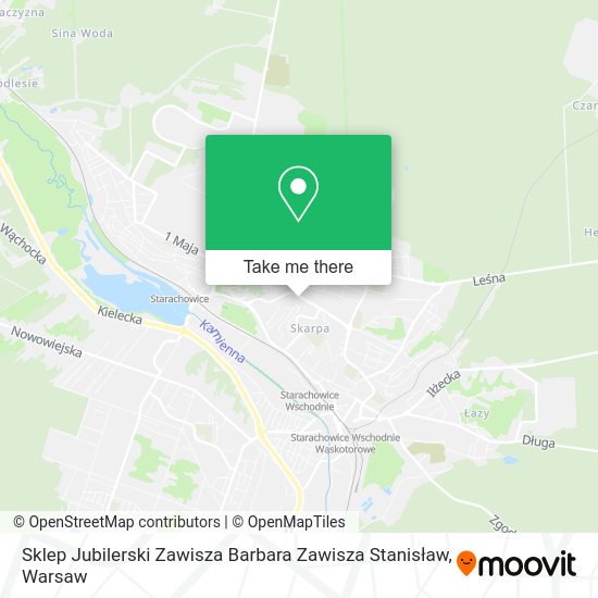 Sklep Jubilerski Zawisza Barbara Zawisza Stanisław map