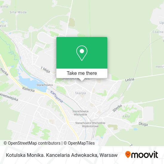 Kotulska Monika. Kancelaria Adwokacka map