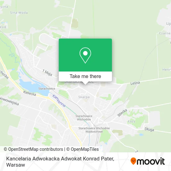 Карта Kancelaria Adwokacka Adwokat Konrad Pater