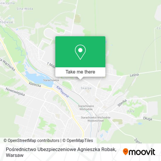 Pośrednictwo Ubezpieczeniowe Agnieszka Robak map