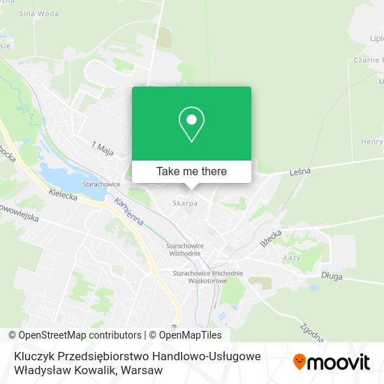 Kluczyk Przedsiębiorstwo Handlowo-Usługowe Władysław Kowalik map