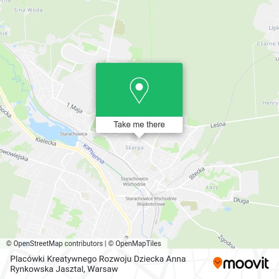 Placówki Kreatywnego Rozwoju Dziecka Anna Rynkowska Jasztal map