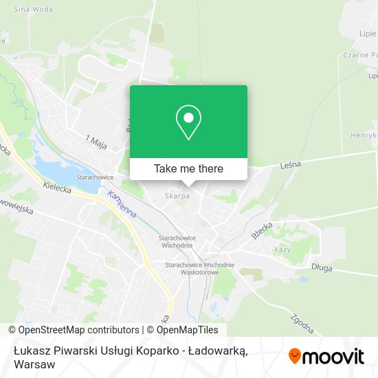 Łukasz Piwarski Usługi Koparko - Ładowarką map