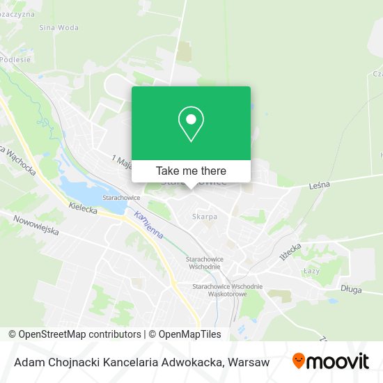 Adam Chojnacki Kancelaria Adwokacka map