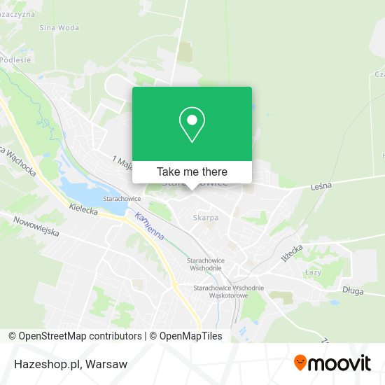 Hazeshop.pl map