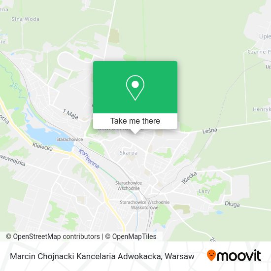 Marcin Chojnacki Kancelaria Adwokacka map