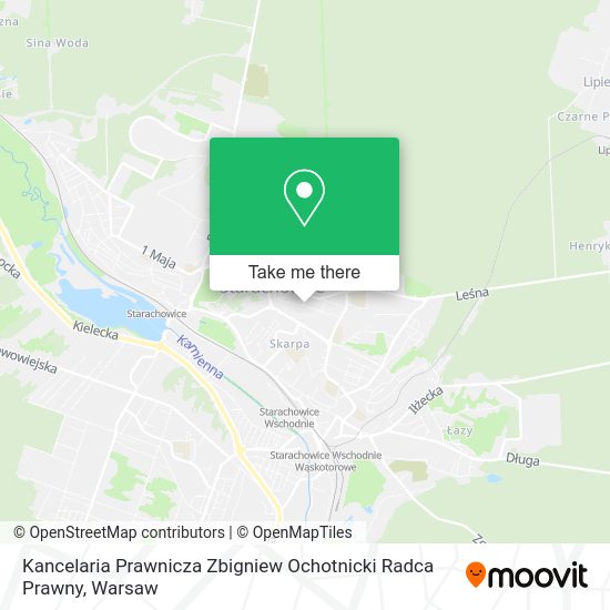 Kancelaria Prawnicza Zbigniew Ochotnicki Radca Prawny map