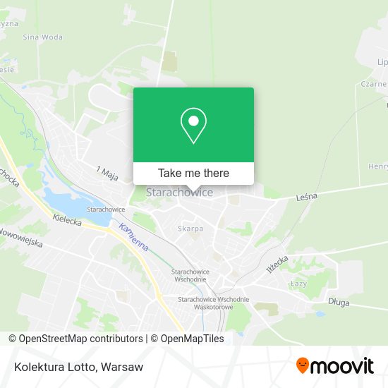 Kolektura Lotto map