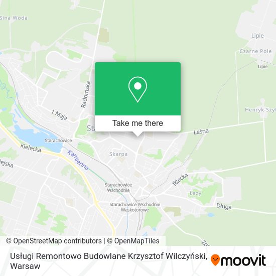 Usługi Remontowo Budowlane Krzysztof Wilczyński map