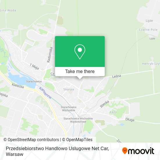 Карта Przedsiebiorstwo Handlowo Uslugowe Net Car