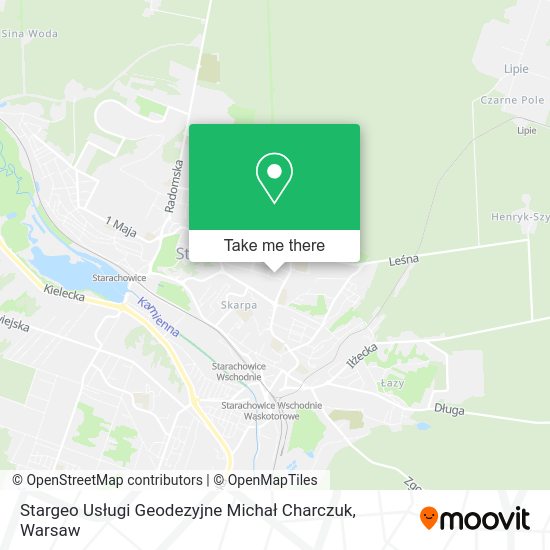 Stargeo Usługi Geodezyjne Michał Charczuk map